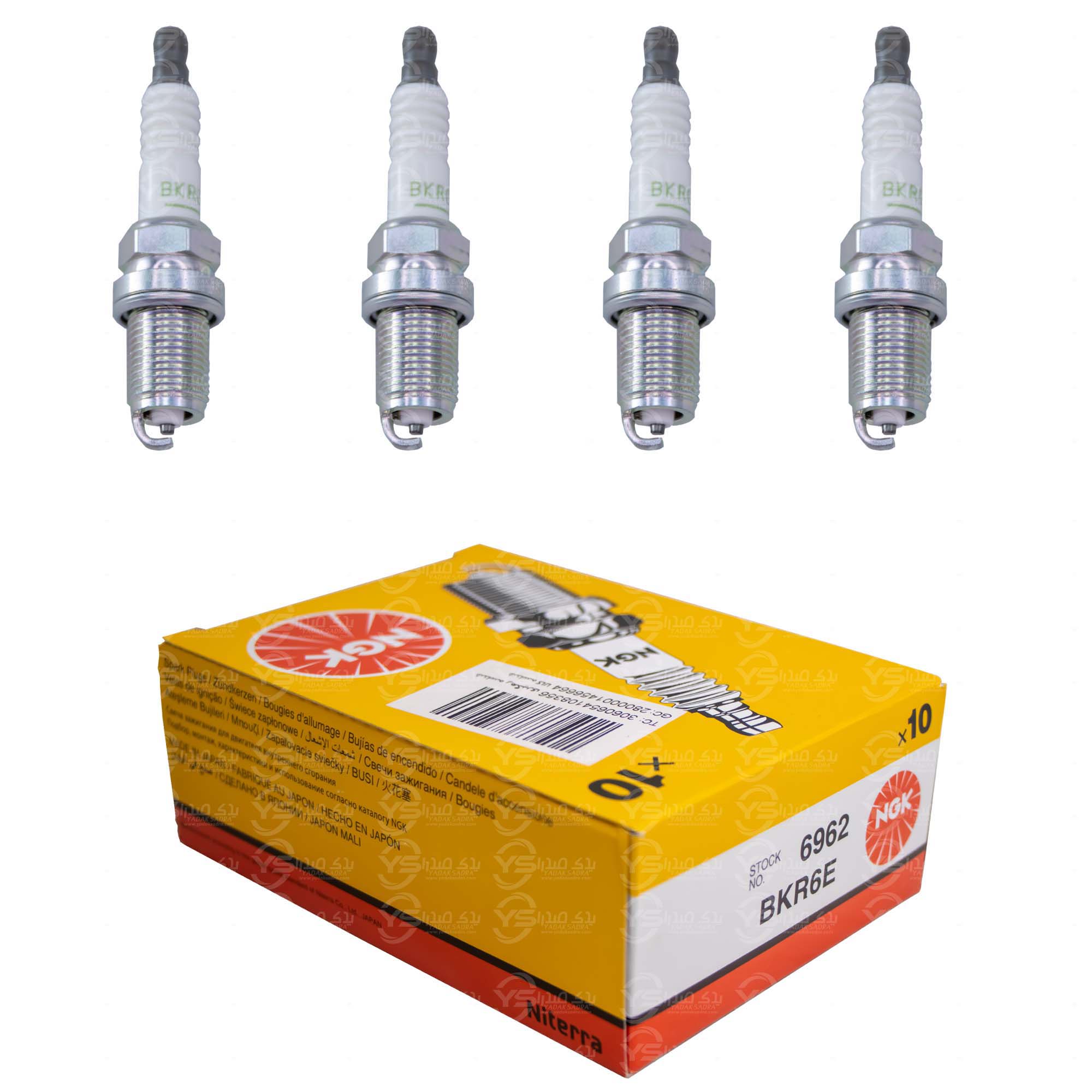 شمع پایه کوتاه ان جی کی NGK BKR6E 6962