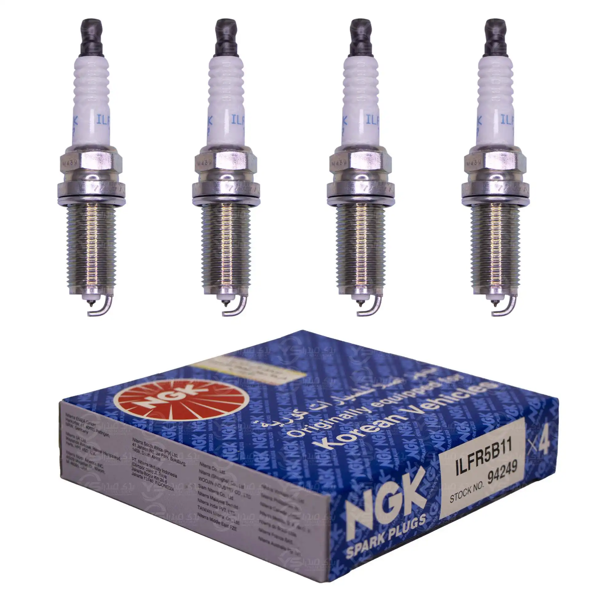 شمع سوزنی پایه بلند ایریدیوم ان جی کی NGK ILFR5B-11 94249