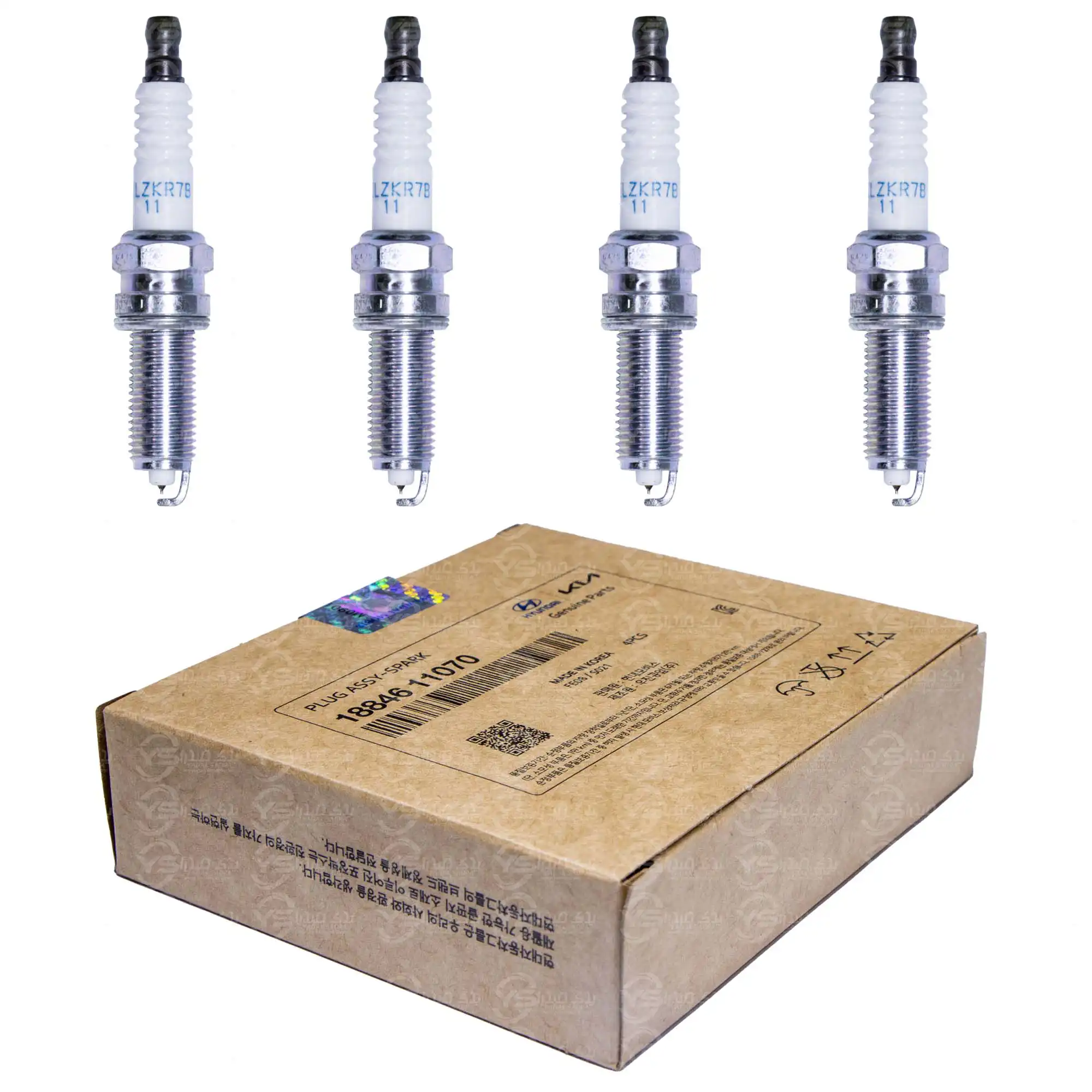 شمع سوزنی یورو4 ایریدیوم هیوندای ‏Hyundai SILZKR7B-11 11070‎