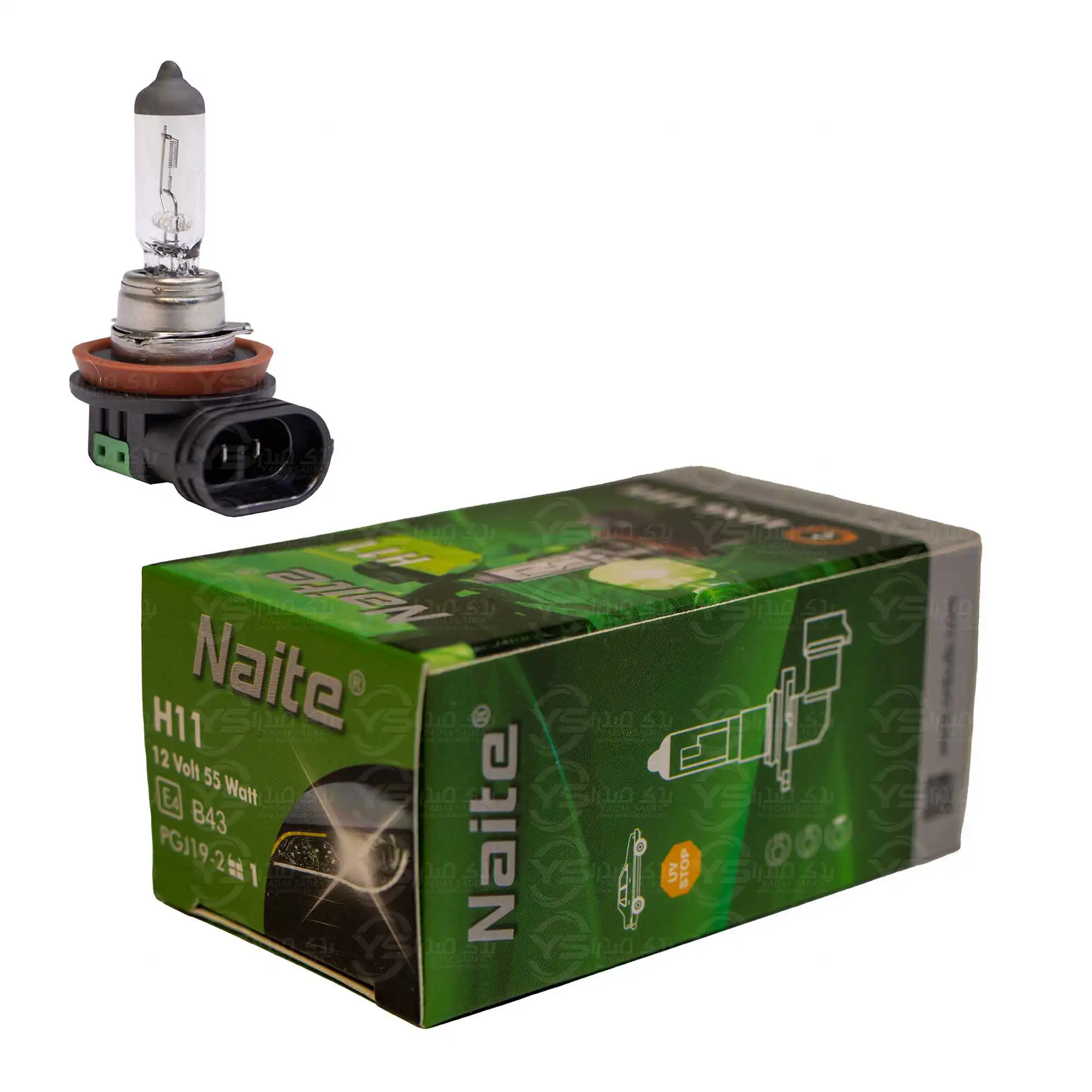 لامپ هالوژن 55 وات H11 نیت Naite