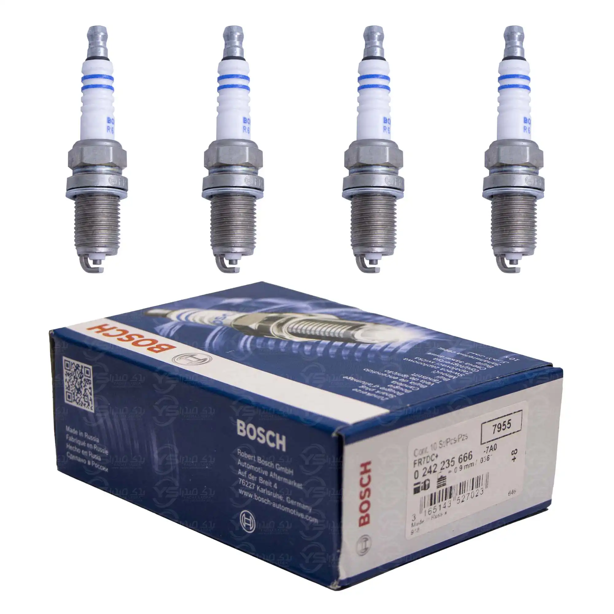 شمع پایه کوتاه بوش روس Bosch FR7DC+ 7955